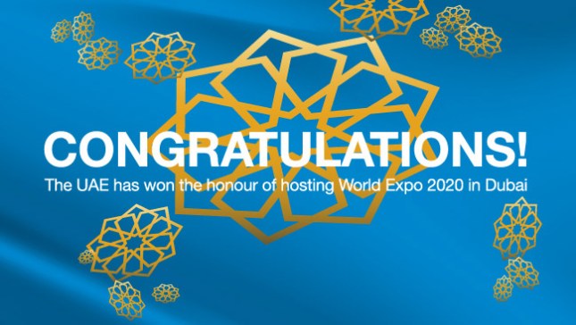 Dubai Won the EXPO 2020
